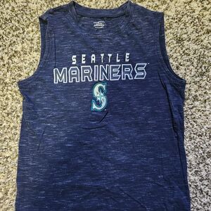 Seattle Mariners Navy Blue Sleeveless Shirt